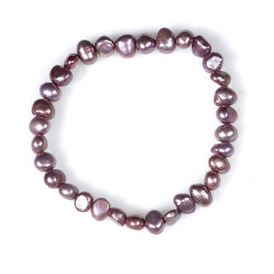 B005036 - Mauve Pearl Bracelet