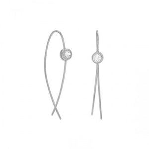 E005291 - Sterling Silver and Cubic Zirconia Earrings