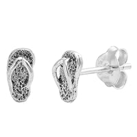 E068039 - Sterling Silver Sandals Post Earrings