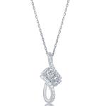 N028160 - Sterling Silver and CZ Necklace