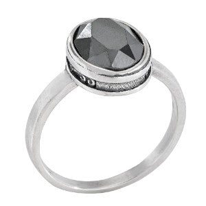 R054014 - Sterling Silver/Hematite Ring