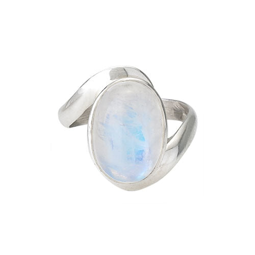 R054018 - Sterling Silver/Moon Stone Ring